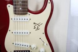 JIMMY PAGE AND ERIC CLAPTON SIGNED FENDER GUITAR - 2