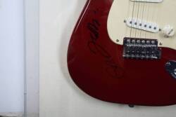 JIMMY PAGE AND ERIC CLAPTON SIGNED FENDER GUITAR - 3