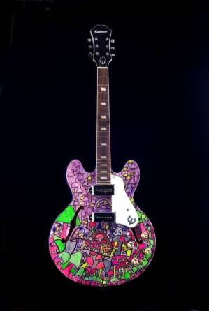 Peace Guitar by Christopher Russell