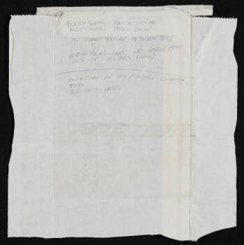 EDDIE VEDDER HANDWRITTEN LYRICS