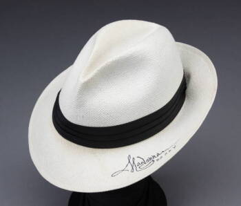 MADONNA SIGNED FEDORA