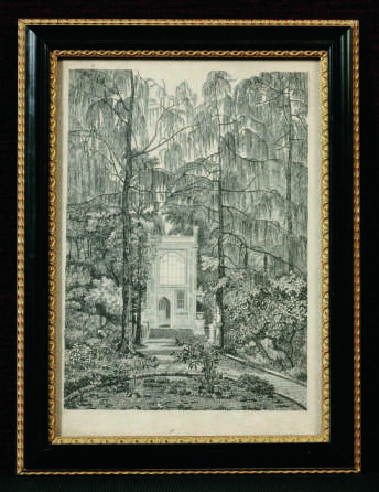 CHER - THE CHAPEL AT STRAWBERRY HILL, ETCHING