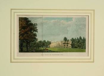 CHER - EAST FRONT, STRAWBERRY HILL, ENGRAVING