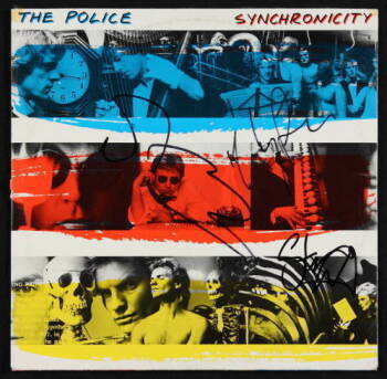 THE POLICE SIGNED "SYNCHRONICITY" ALBUM