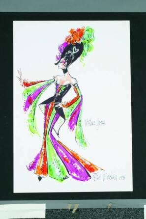 CHER - A BOB MACKIE DESIGN SKETCH