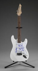 IGGY POP AND THE STOOGES SIGNED GUITAR
