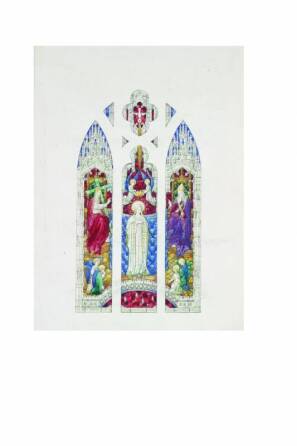 CHER - DESIGN FOR A STAINED GLASS WINDOW