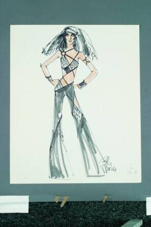 CHER - A BOB MACKIE DESIGN SKETCH