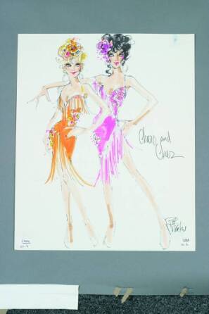 CHER - A BOB MACKIE DESIGN SKETCH