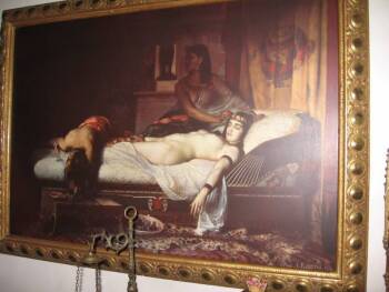 CHER - REPRODUCTION: 'THE DEATH OF CLEOPATRA'