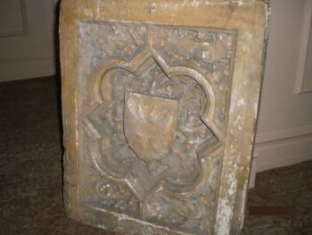 CHER - GOTHIC REVIVAL CARVED LIMESTONE PANEL