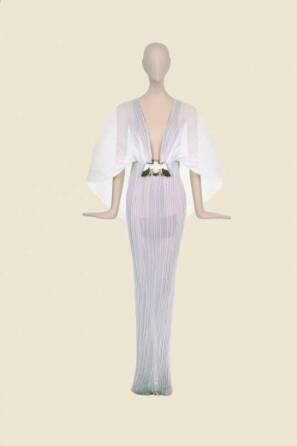 CHER - A BOB MACKIE DESIGNED CHIFFON GOWN