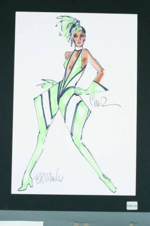 CHER - A BOB MACKIE JUMPSUIT DESIGN SKETCH