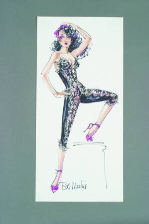 CHER - A BOB MACKIE DESIGN SKETCH