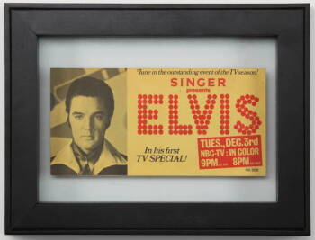 ELVIS PRESLEY 1968 COMEBACK SPECIAL EPHEMERA