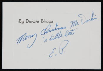 ELVIS PRESLEY "MERRY CHRISTMAS" SIGNED CARD