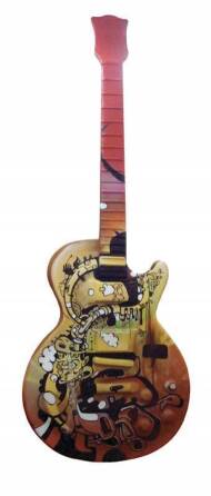 Krave Art Guitar by Daniel Fila
