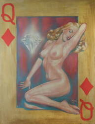 MARILYN MONROE "QUEEN OF DIAMONDS" BY PIETRO PSAIER