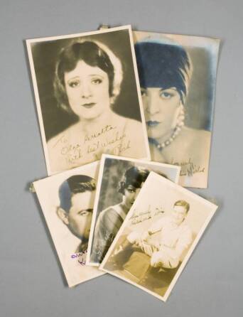 SILENT FILM STAR SIGNED PHOTOGRAPHS