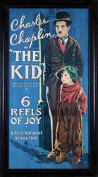 CHARLIE CHAPLIN "THE KID" POSTER