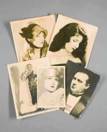 SILENT FILM STAR SIGNED PHOTOGRAPHS INCLUDING DAVI