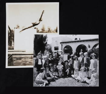 ORIGINAL VINTAGE PHOTOGRAPHS OF BUDDY ROGERS AT PI