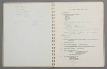 JUDY GARLAND – “THE SHOW FOR THE MET” SCRIPT