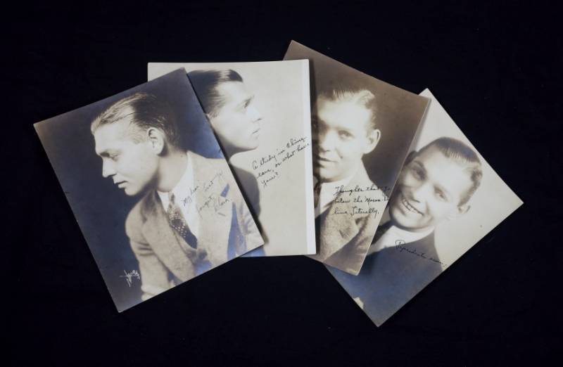 CLARK GABLE COLLECTION OF FOUR SIGNED PHOTOGRAPHS