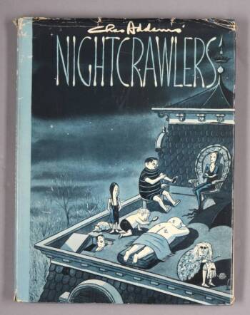 CHAS ADDAMS "NIGHTCRAWLERS" AND CARTOON OF ANN MIL