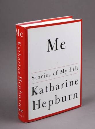 KATHERINE HEPBURN SIGNED COPY OF "ME"