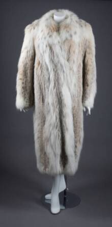 ANN MILLER CHRISTIAN DIOR LYNX FUR COAT