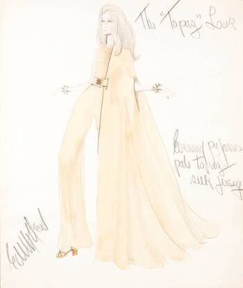 EDITH HEAD SKETCHES FROM "TOPAZ"