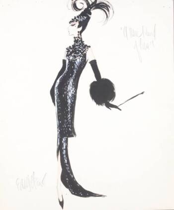 EDITH HEAD SKETCHES FROM "A NEW KIND OF LOVE"