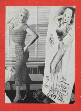 JAYNE MANSFIELD CHRISTMAS CARD