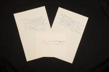 MARILYN MONROE LETTERS FROM HENRY ROSENFELD