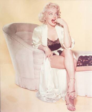 MARILYN MONROE TRANSPARENCY