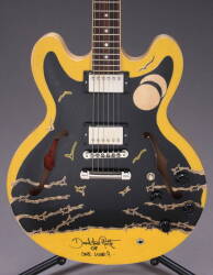 DAVID LEE ROTH SIGNED AND HAND-PAINTED GUITAR - 2