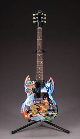 MICHAEL RIOS ORIGINAL HAND-PAINTED GIBSON SGGUITAR