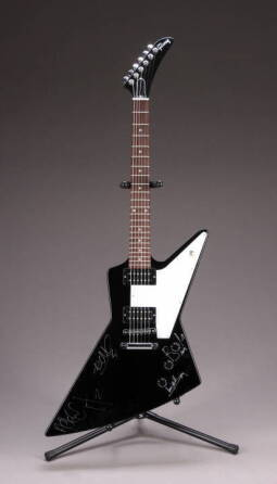 U2 SIGNED GIBSON EXPLORER