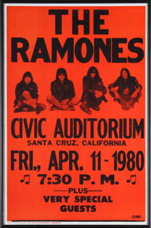 RAMONES CONCERT POSTER