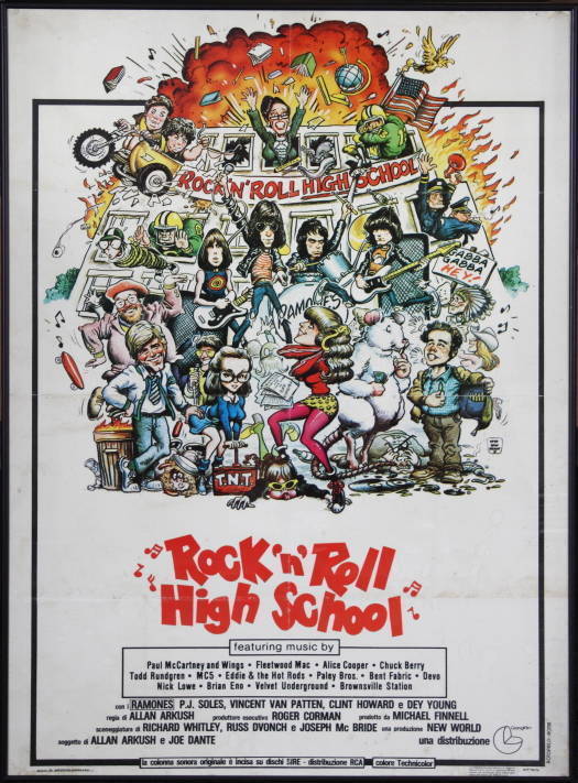 "ROCK 'N' ROLL HIGH SCHOOL" POSTER