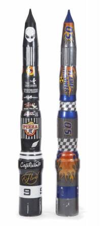 EUREKA SET OF ROCKET DAZE MOON RACE ROCKETS