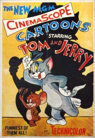 THE NEW MGM CARTOONS STARRING TOM AND JERRY POSTER