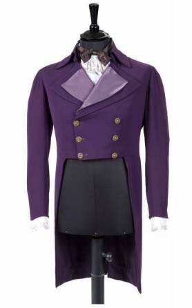 TONY CURTIS COSTUME TAIL COAT FROM THE PURPLE MASK