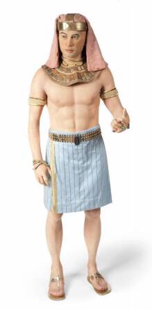 THE TEN COMMANDMENTS YUL BRYNNER LIFE-SIZE WAX MANNEQUIN