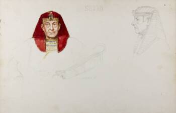 THE TEN COMMANDMENTS ORIGINAL CHARACTER SKETCHES