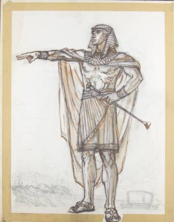 THE TEN COMMANDMENTS ORIGINAL CHARACTER SKETCH