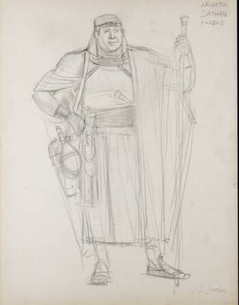 THE TEN COMMANDMENTS ORIGINAL CHARACTER SKETCH