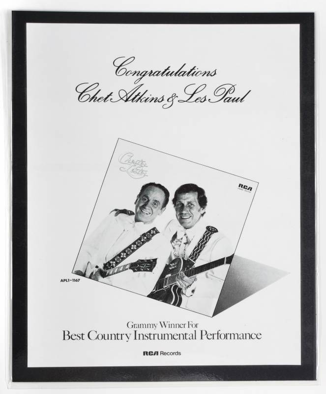 LES PAUL COUNTRY MUSIC AWARD