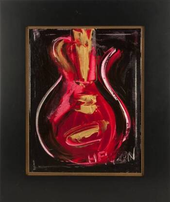 ROB HENDON GUITAR PAINTING